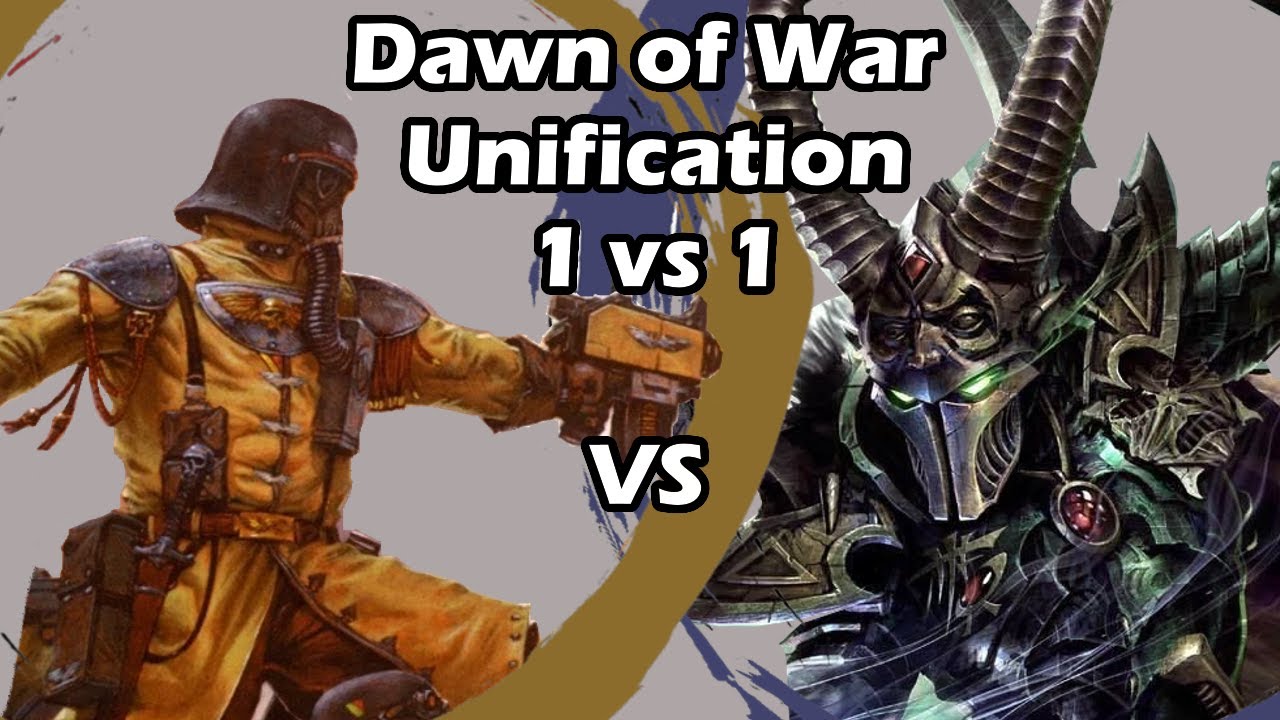 Dawn of War Unification: 1 на 1 Стальной Легион (Хантингтон) против Тёмных Эльдар (Вракс)