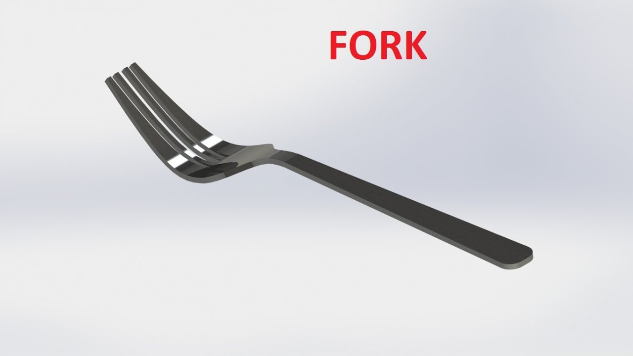 SolidWorks tutorial How to Make Fork