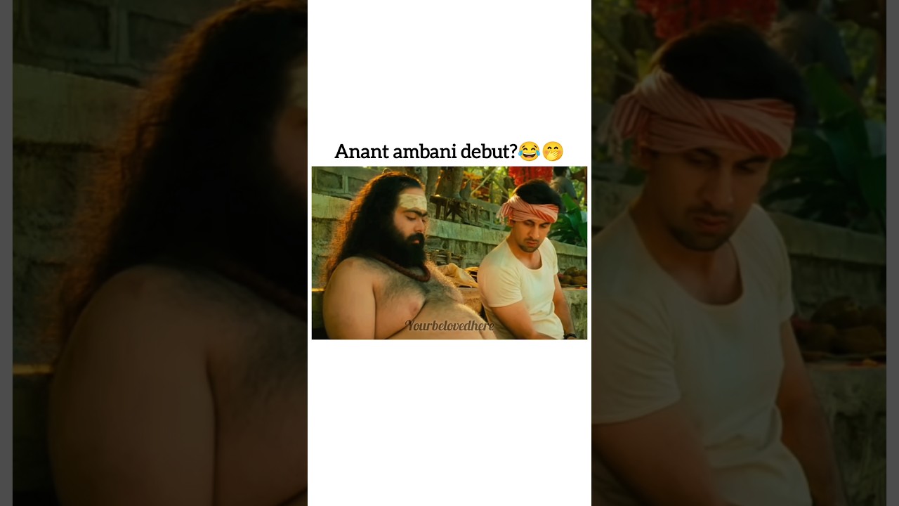 Tell me I'm not the only one who thought that he's anant?😲🫵