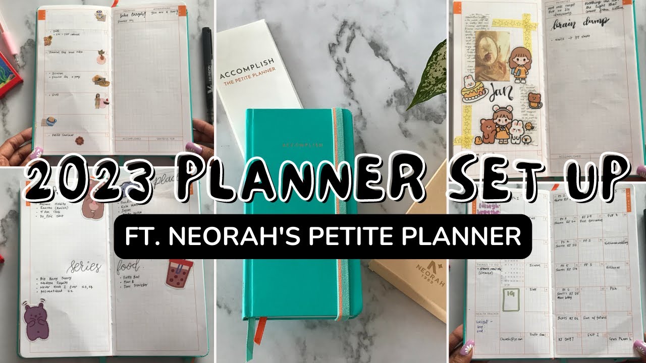 How to set up 2023 Planner ft. Neorah's Petite Planner 2023 (dated) | Indian Planner set up 2023