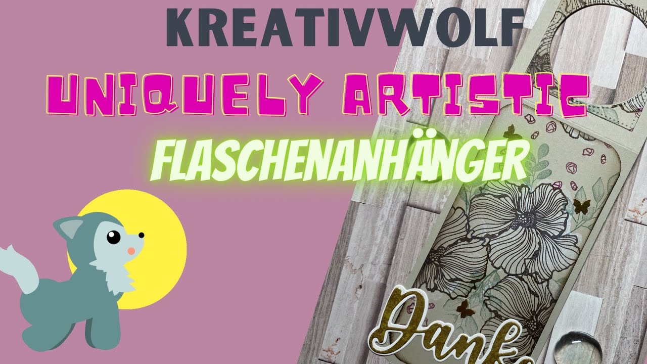 Flaschenanh&auml;nger | Uniquely Artistic | vintage | schnell | DIY | Basics mit Pep | Stampin up