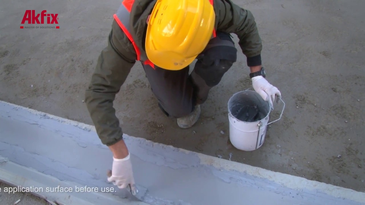 Akfix Coating Polyurethane Dilatation Filler Application