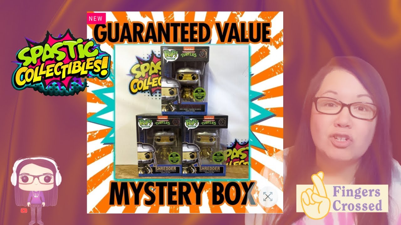 Funko Pops Digital Grail Hunt Shredder | $60 Spastic Collectibles Mystery Box