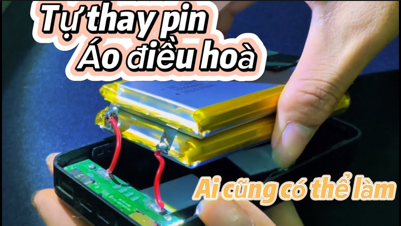 Thay pin cho áo điều hoà đơn giản ai cũng có thể làm được 