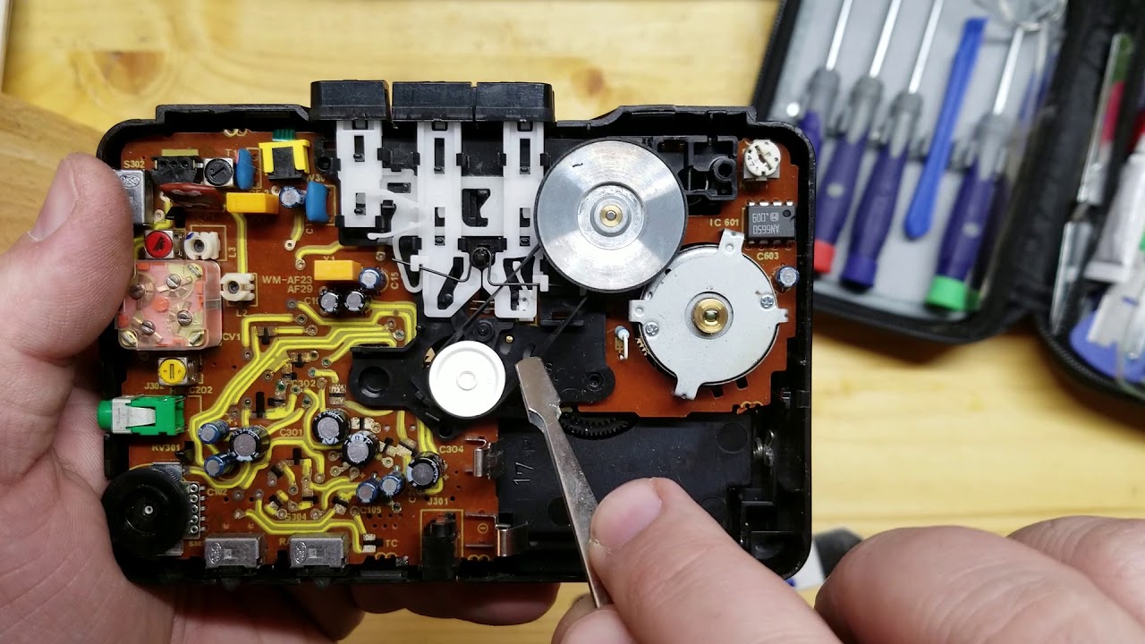 How to change belts on a Sony WM-2015