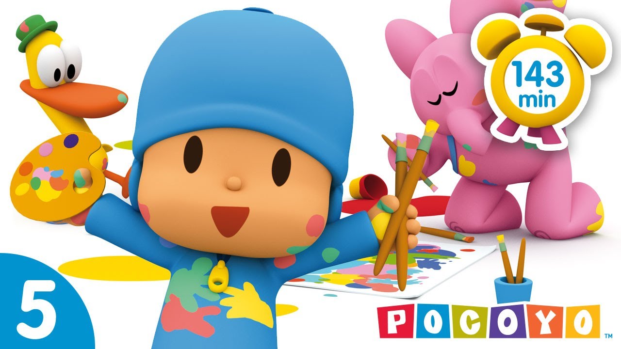 🏒 POCOYÓ en ESPAÑOL - Mil juegos divertidos [ 143 min ] | CARICATURAS y DIBUJOS ANIMADOS para niños