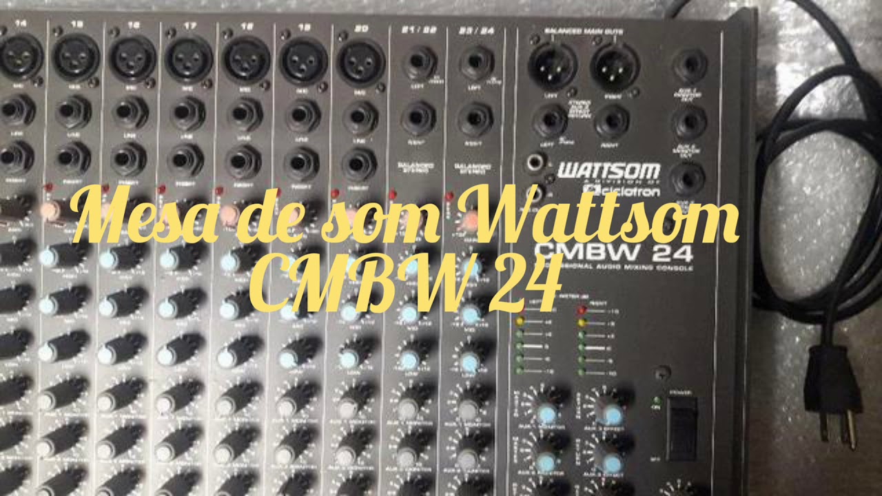 Mesa Wattsom CMBW 24 ciclotron