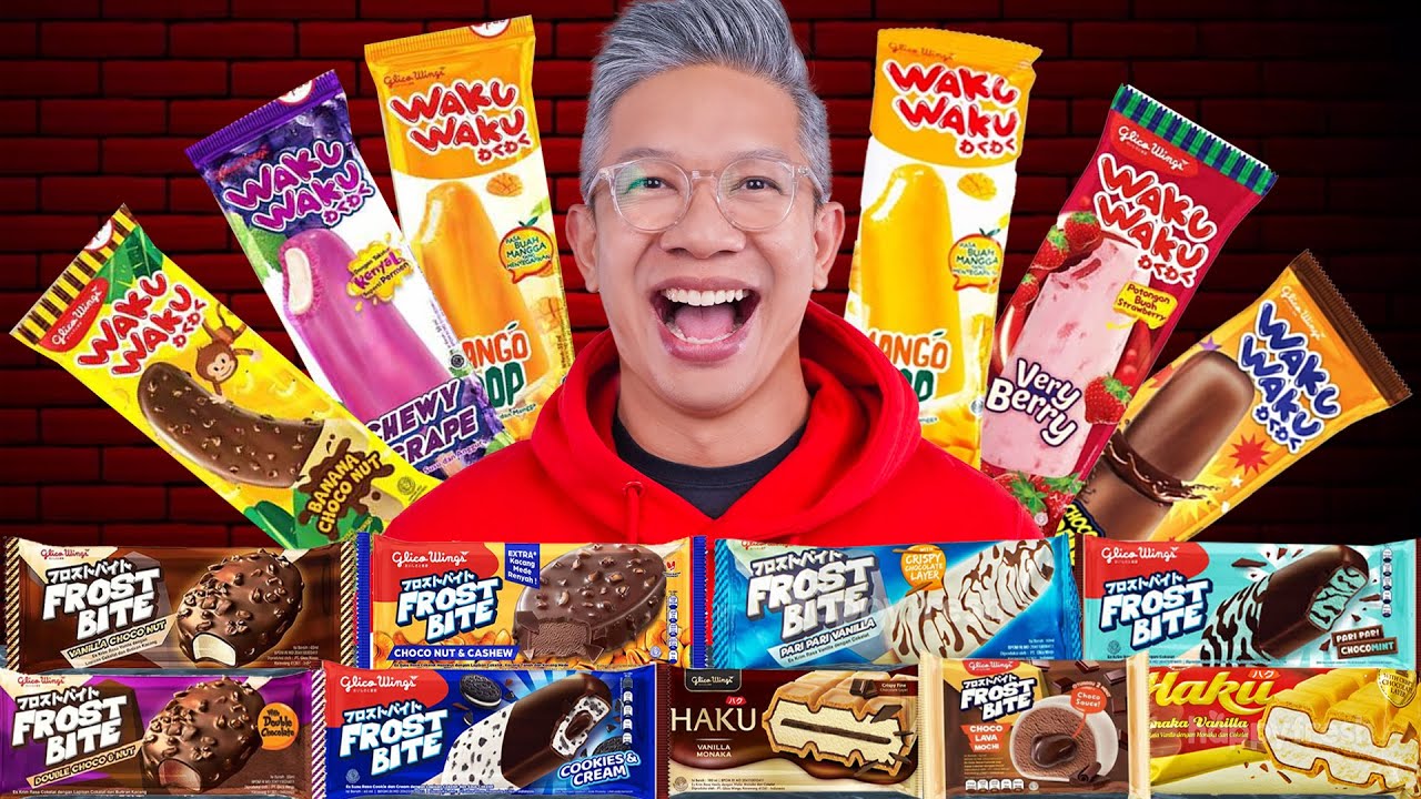 COBA SEMUA RASA ES KRIM GLICO!!