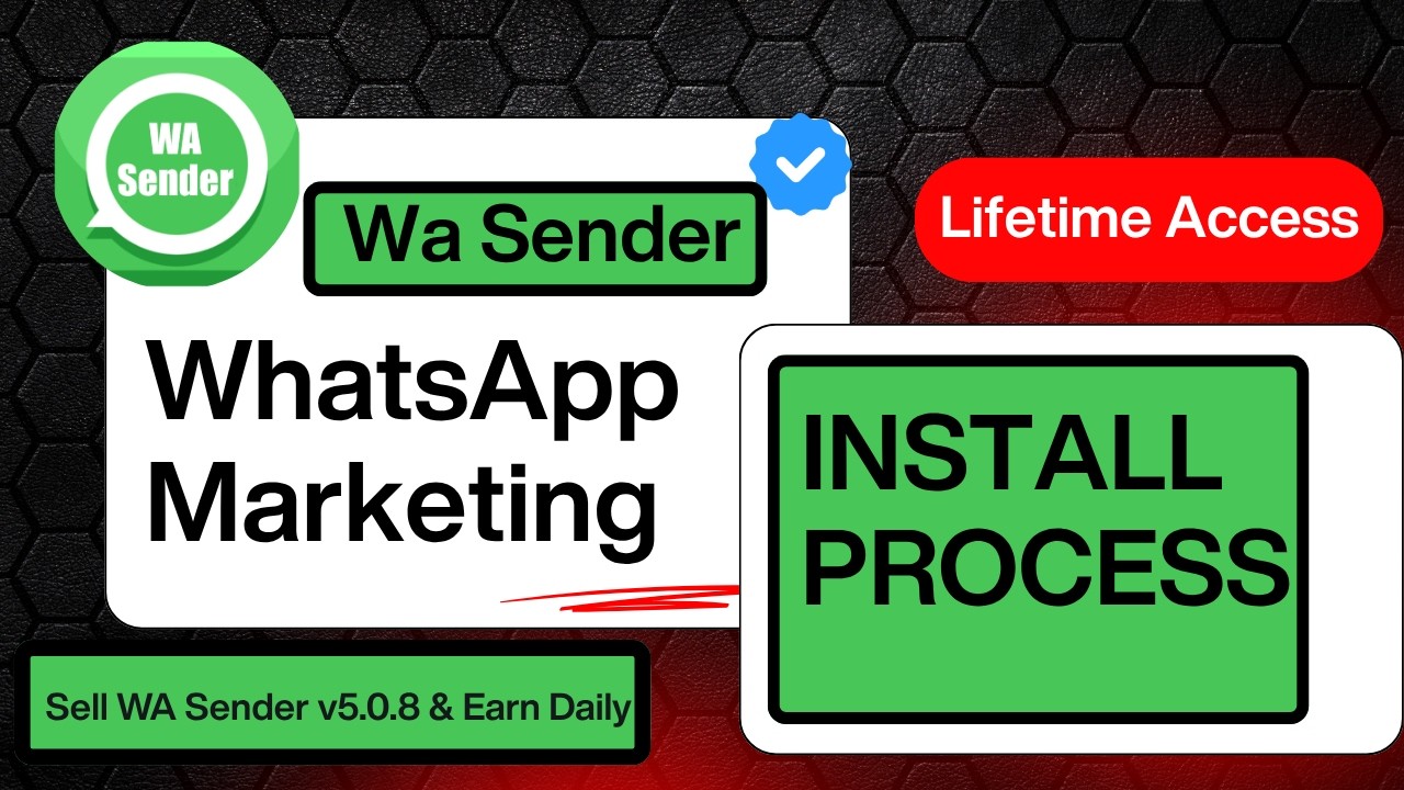 WA Sender Latest WhatsApp Marketing Software Install Process  Step by Step Guide 2026