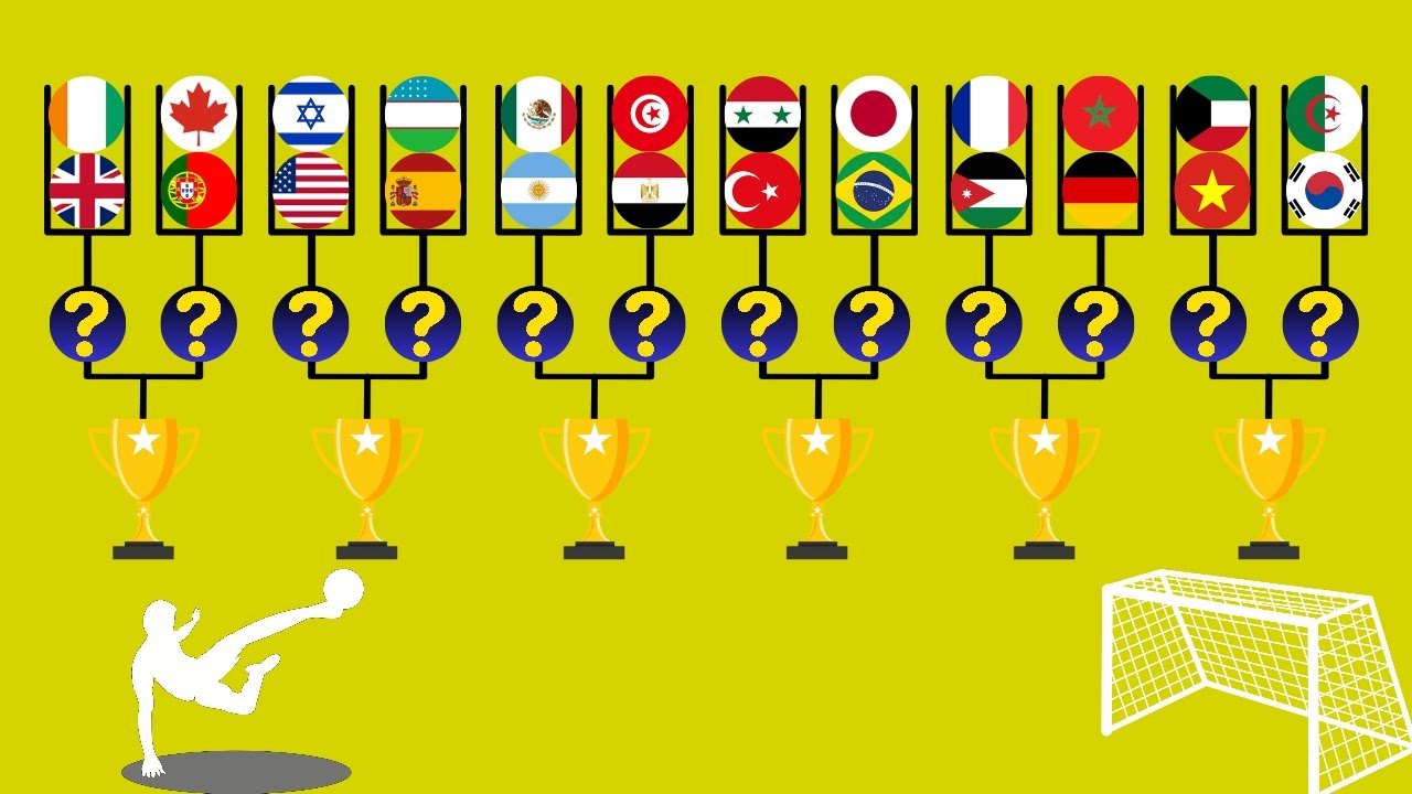 24 Countries Marble Race | Marble Race Football Club / Beat The Keeper - Marble Race