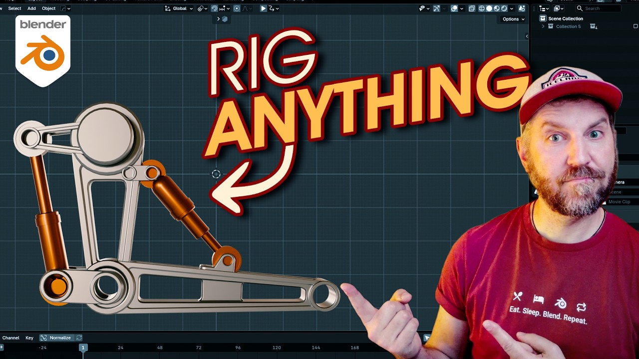 Mechanical Rigging in Blender - A Beginner Course 🦾