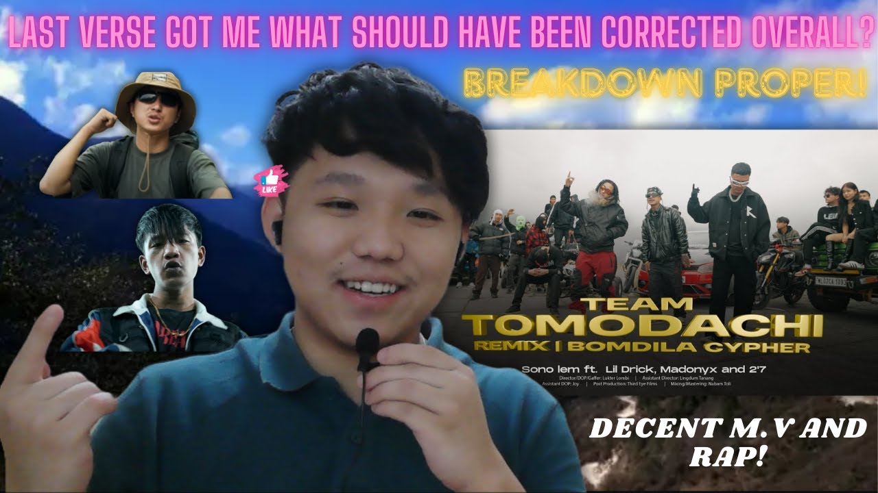 REACTION+BREAKDOWN | Team Tomodachi (Remix)  Bomdila Cypher Sono Lem ft. Lil Drick, Madonyx and 2'7