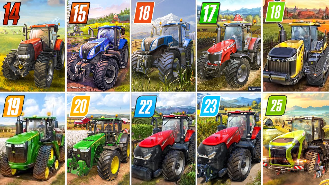Fs14 vs Fs15 vs Fs16 vs Fs17 vs Fs18 vs Fs19 vs Fs22 vs Fs23 vs Fs25 | Evolution | Timelapse |