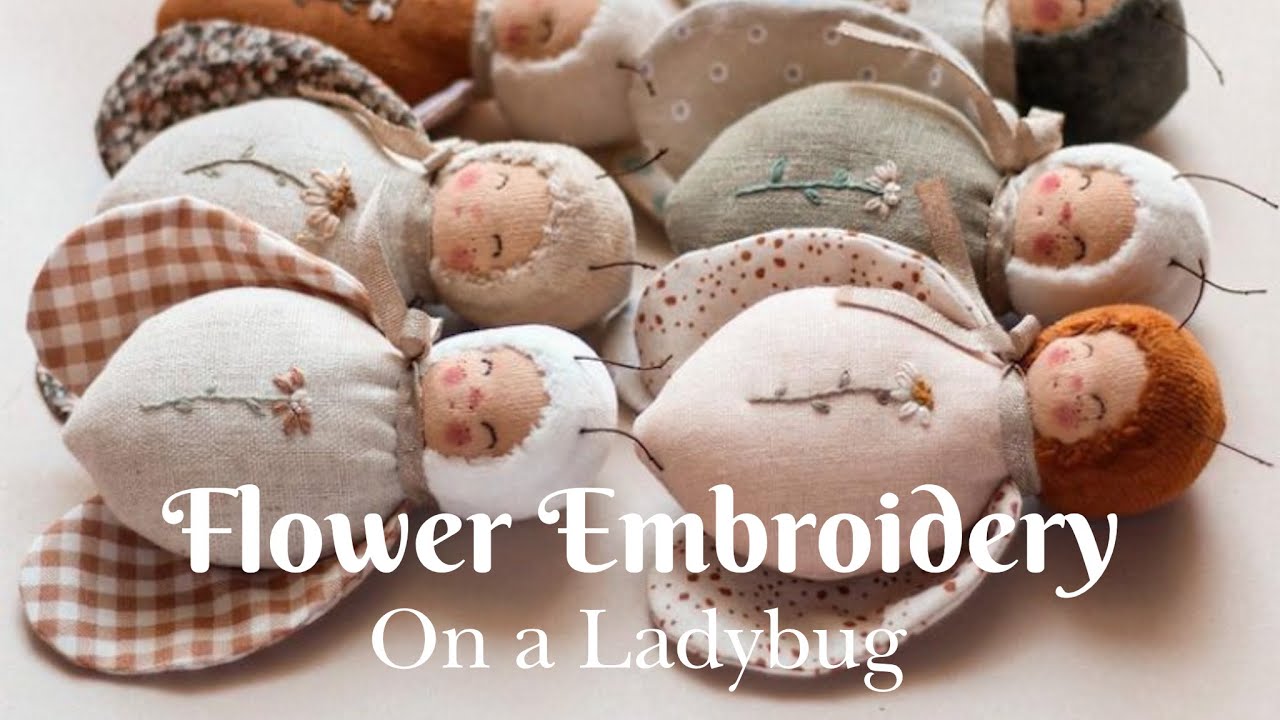 How to embroider a flower