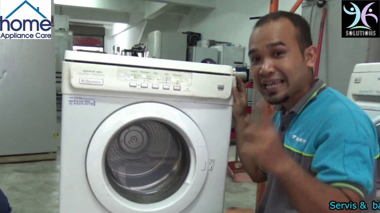 Electrolux Dryer Repair EDV 605 705 | DRYER TIDAK PANAS PUSING | Jawatan Kosong Juruteknik Terkini