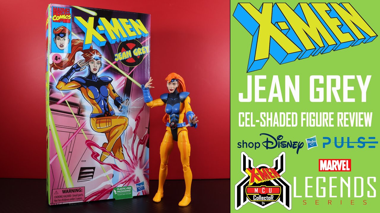 Обзор целлофановой фигурки Marvel Legends JEAN GREY Xmen Animated Series TAS VHS Box