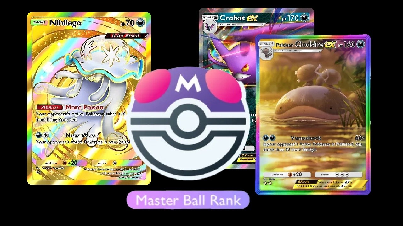 MY FIRST DAY IN MASTER BALL RANK WITH A POISON DECK