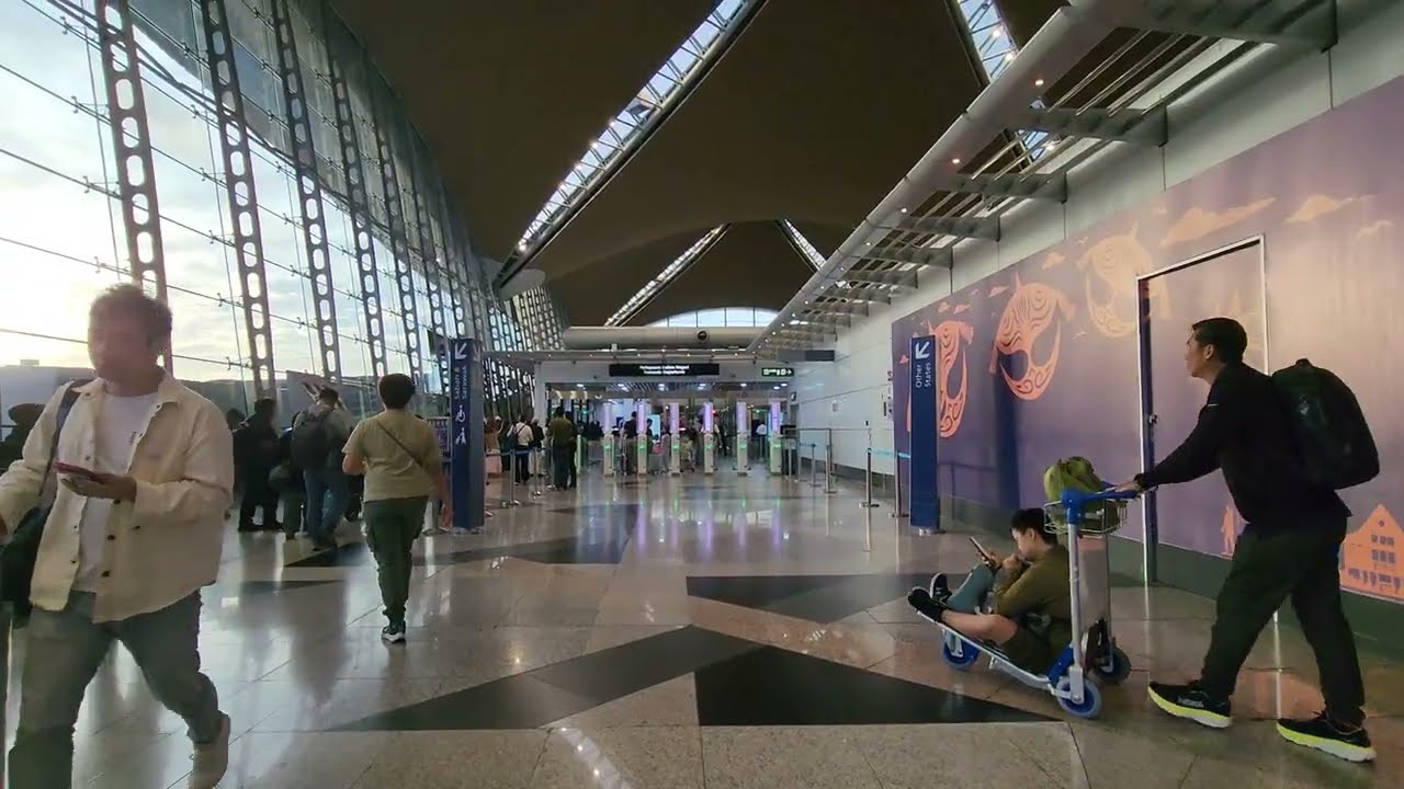 Malaysia Airlines Domestic Check in Departure Hall Kuala Lumpur International Airport T1 KLIA Sepang