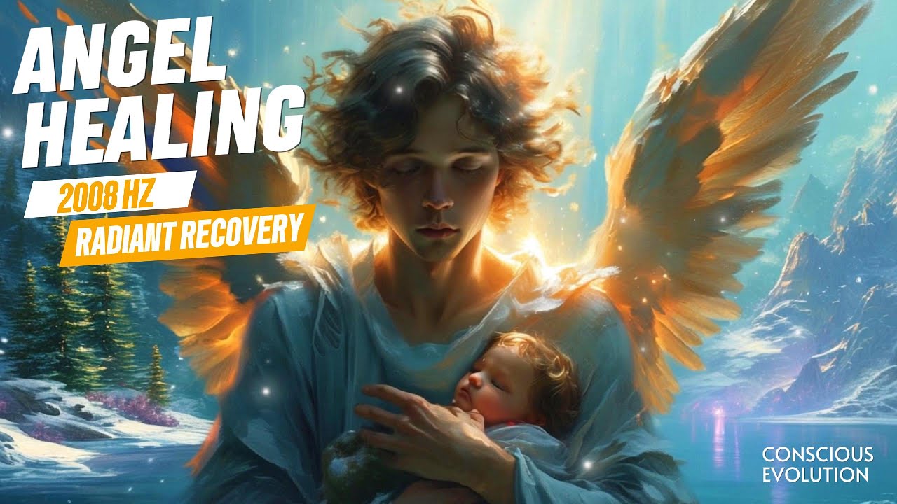 ANGELIC HEALING MEDITATION - RADIANT RECOVERY 2008 HZ #angelicmusic  #angelichealingmusic