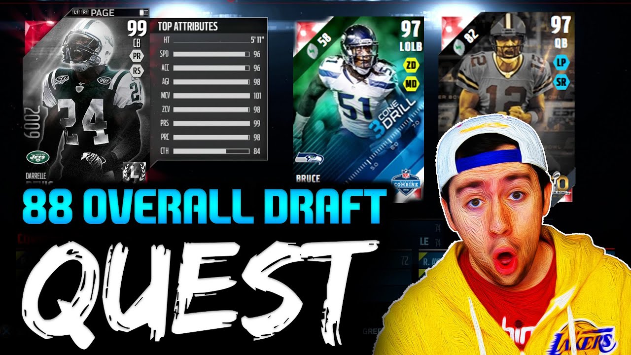 INSANE DRAFTS!! QUEST FOR 88 OVERALL DRAFT!! | MADDEN 16 DRAFT CHAMPIONS