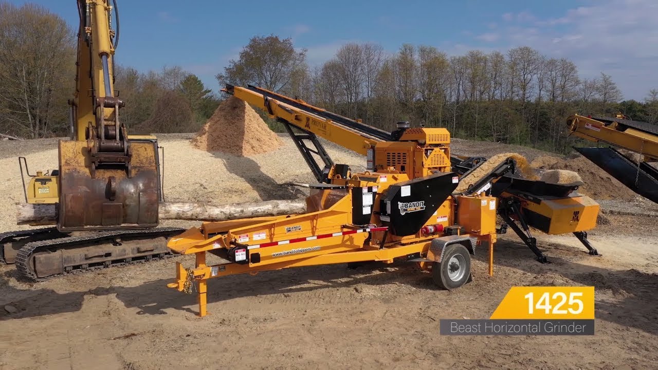 The All-New Bandit Beast 1425 Horizontal Grinder