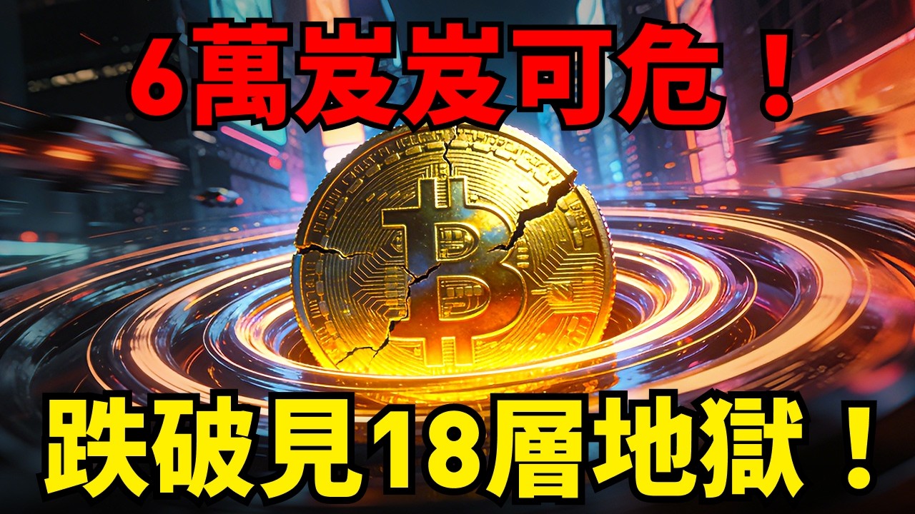 比特幣史詩級大屠殺！全球59萬人帳戶歸零，26億美金灰飛煙滅！6萬關口若失守，恐見「地獄十八層」？現在抄底等於自殺？#比特幣#爆倉#聯準會