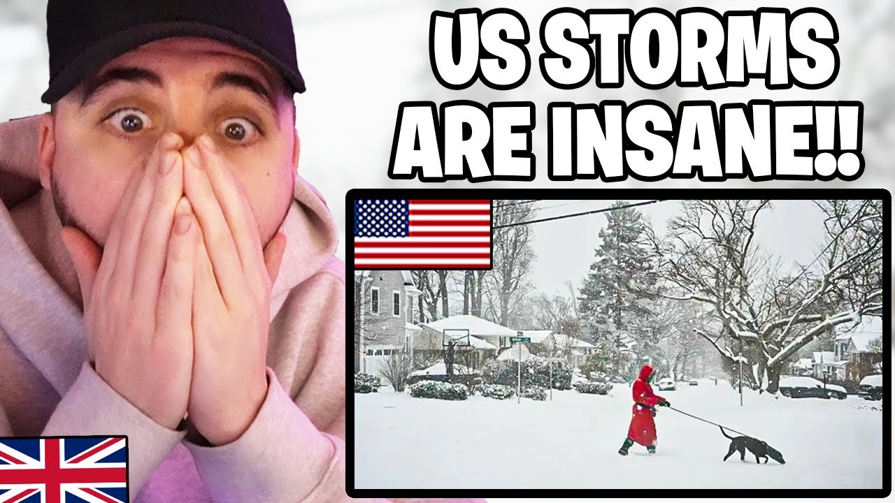 Brit Reacts to My American Viewers ICE STORM Photos & Videos!❄️