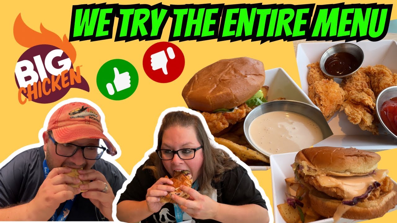 We try EVERYTHING on SHAQ'S BIG CHICKEN menu | Carnival Celebration