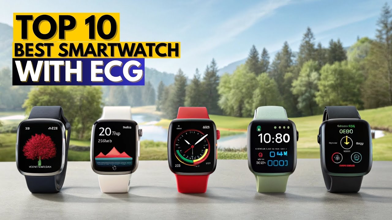 Top 10 Best Smartwatches with ECG in 2026 | Heart Health & Fitness Tracking!