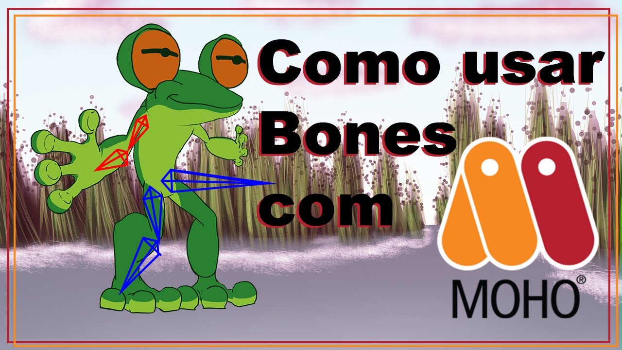 Como usar Bones no MOHO_Tutorial Animação MOHO  #Tutorial #Animação2d