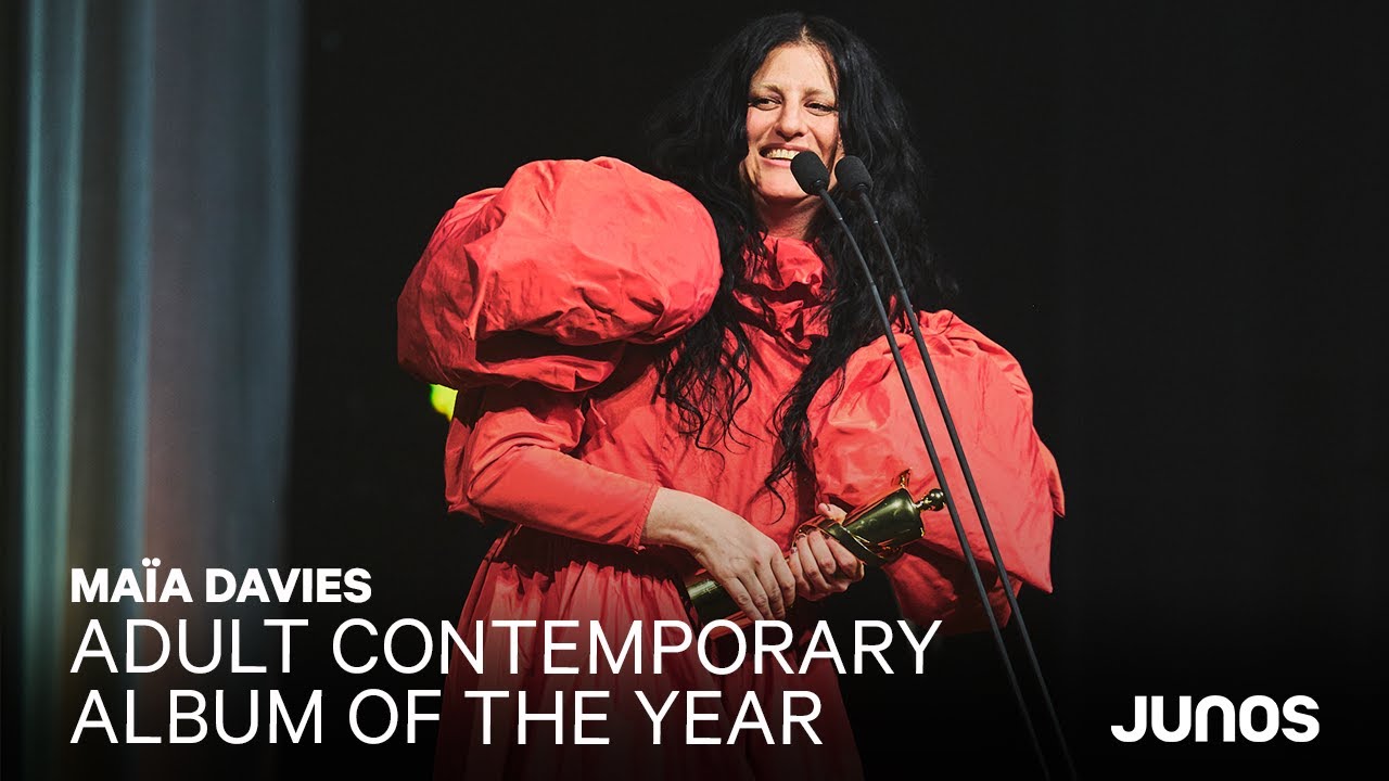 Ma&iuml;a Davies wins Adult Contemporary Album of the Year | 2025 JUNO Awards Gala