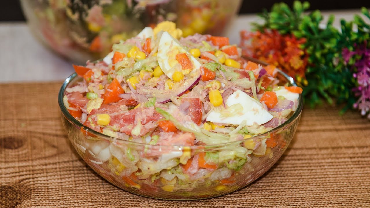 Receta de ensalada de atún para adelgazar/La mejor ensalada de atún Cómo hacerla en 5 minutos