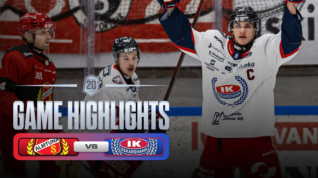Almtuna vs. IK Oskarshamn | Highlights 14/1
