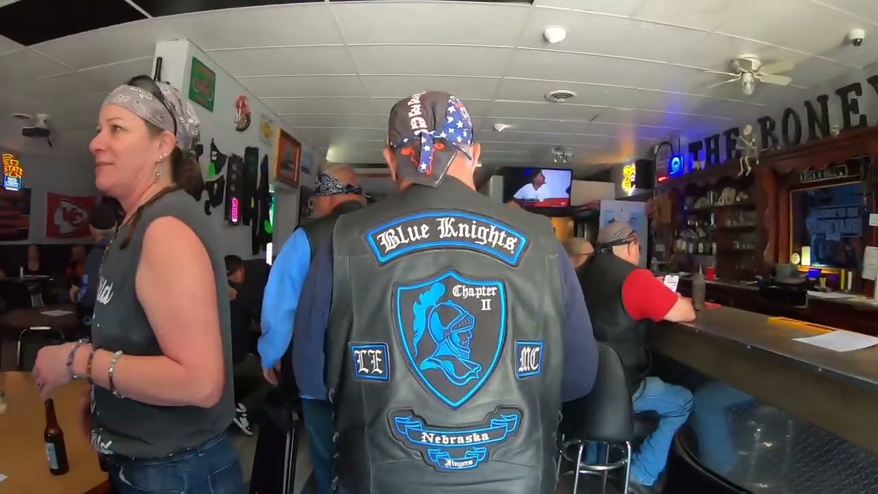 Blue Knights support the Local Support Veterans Poker Run 2023