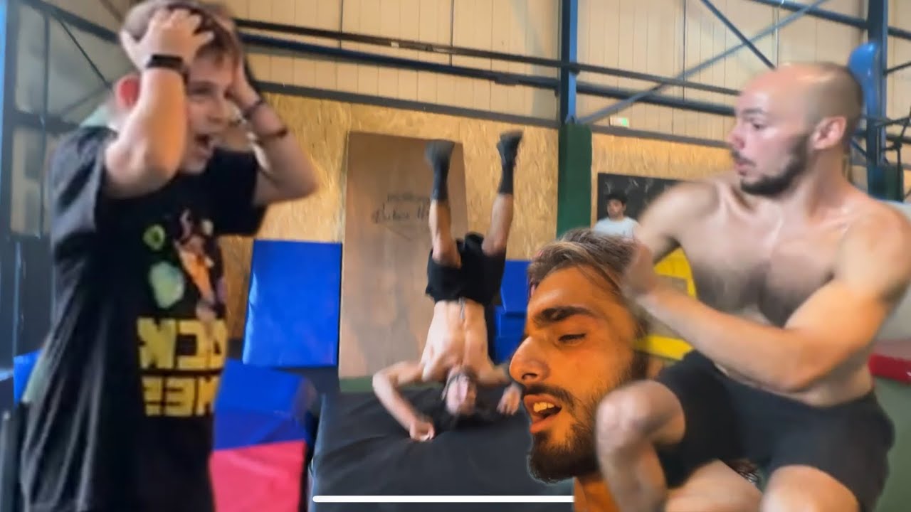 Μια προπονηση στο PARKOUR HOUSE στη Κατερινη!
