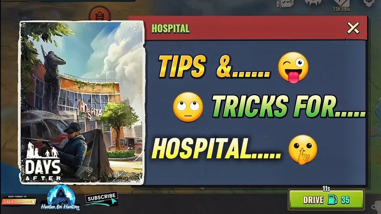 Days After || Tips & Tricks For Clear HOSPITAL || 😇 #zombiesurvival #tipsandtricks