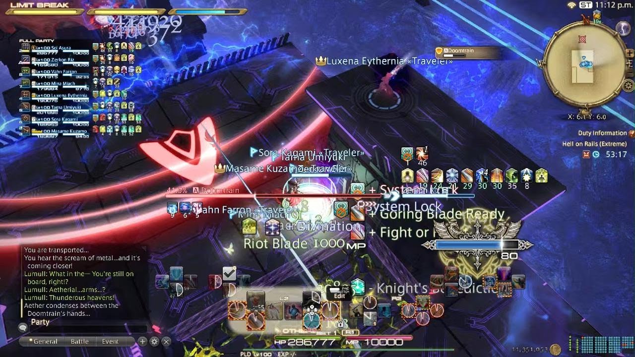 FFXIV - Hell on Rails (Extreme) - OT PLD POV