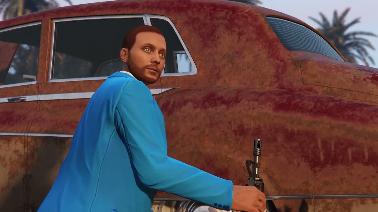 GTA 5 car Long 383 Cayo Perico Zombie Survival 