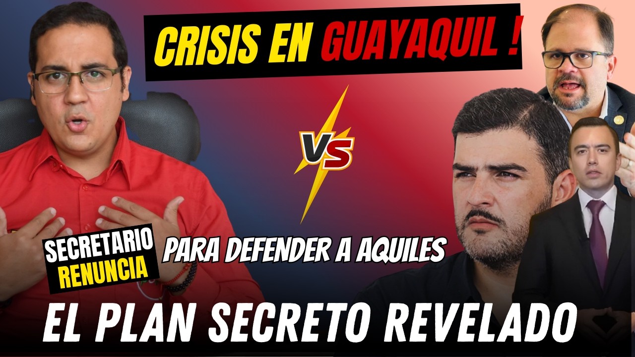 GUAYAQUIL EN JAQUE: La Renuncia Irrevocable que Expone la Crisis del Alcalde