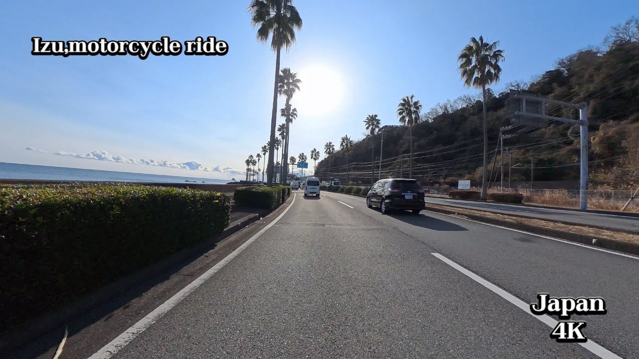 4K Peaceful Coastal Road in Izu, Japan | A Relaxing Seaside Ride/網代～伊東