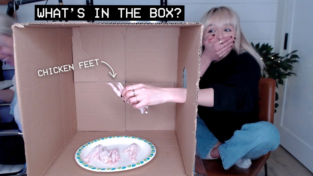 trying to guess WHAT'S IN THE BOX...