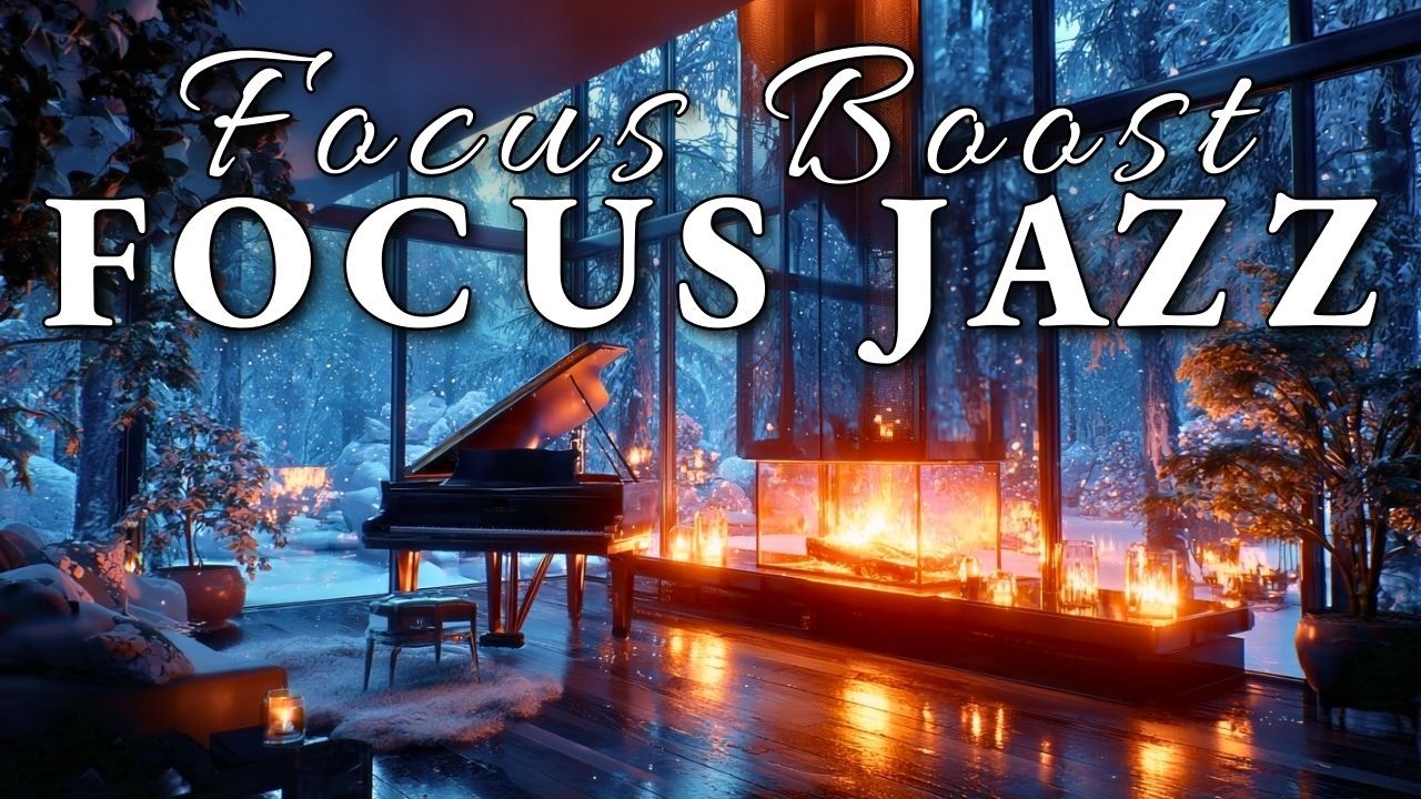 Winter Piano Music | 2HR Bossa Nova for Study & Productivity