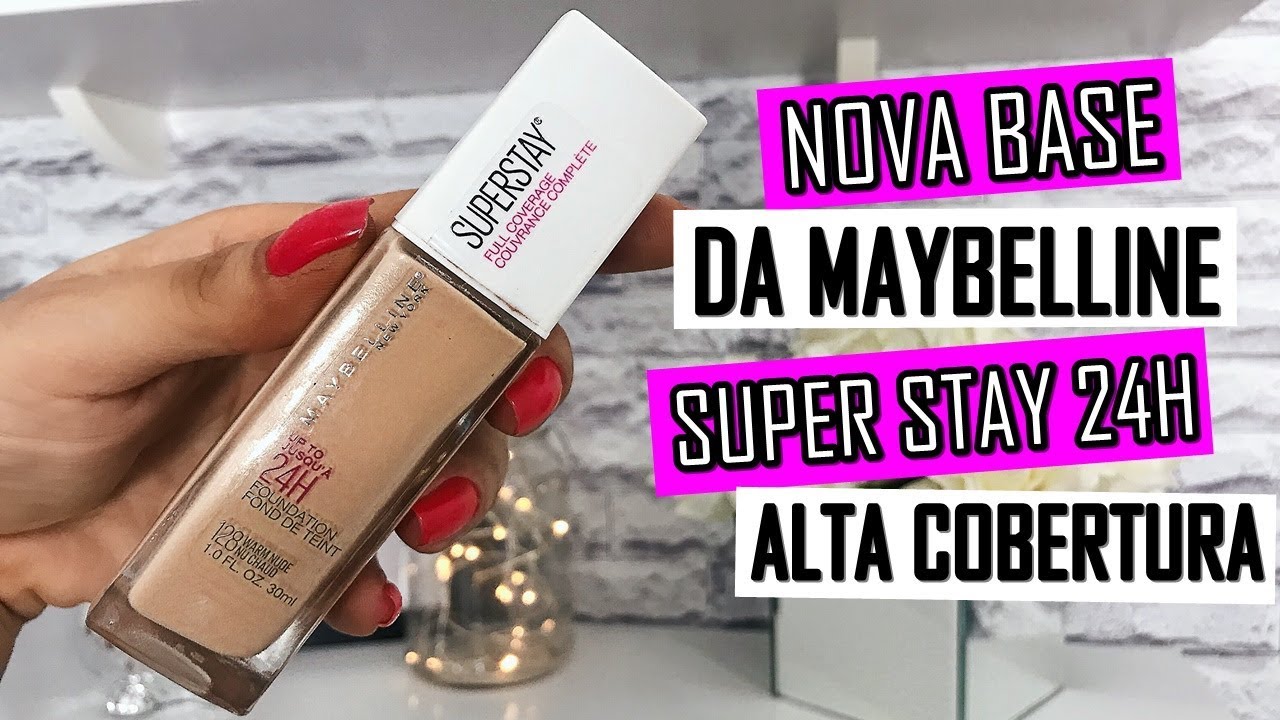 NOVA BASE DA MAYBELLINE SUPER STAY 24H ALTA COBERTURA