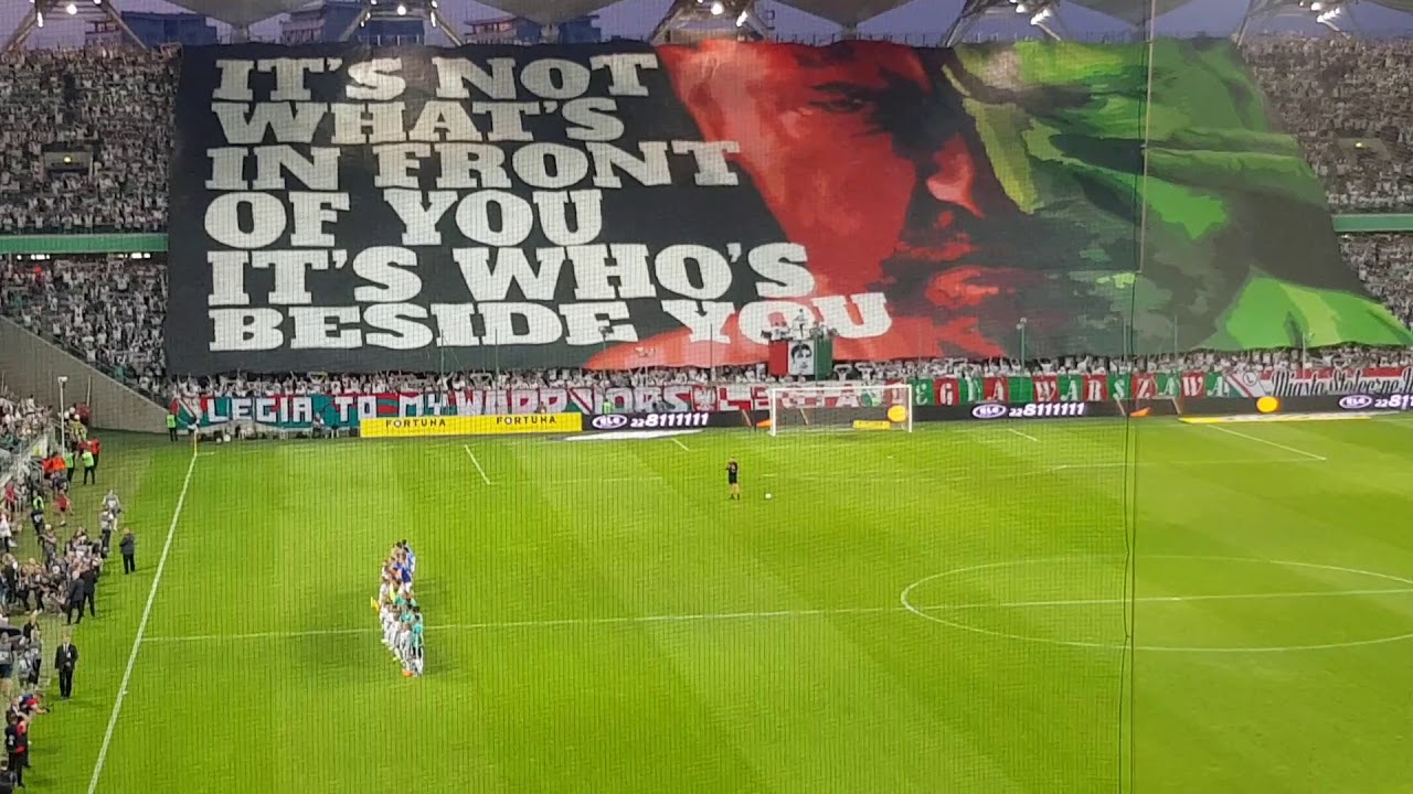 Rangers FC away to Legia Warsaw