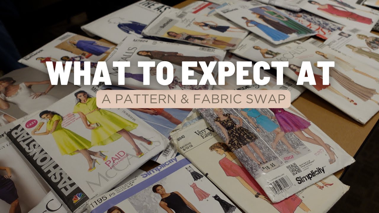 My First Pattern & Fabric Swap Experience | Sewing Community Event | Pattern Haul 2025