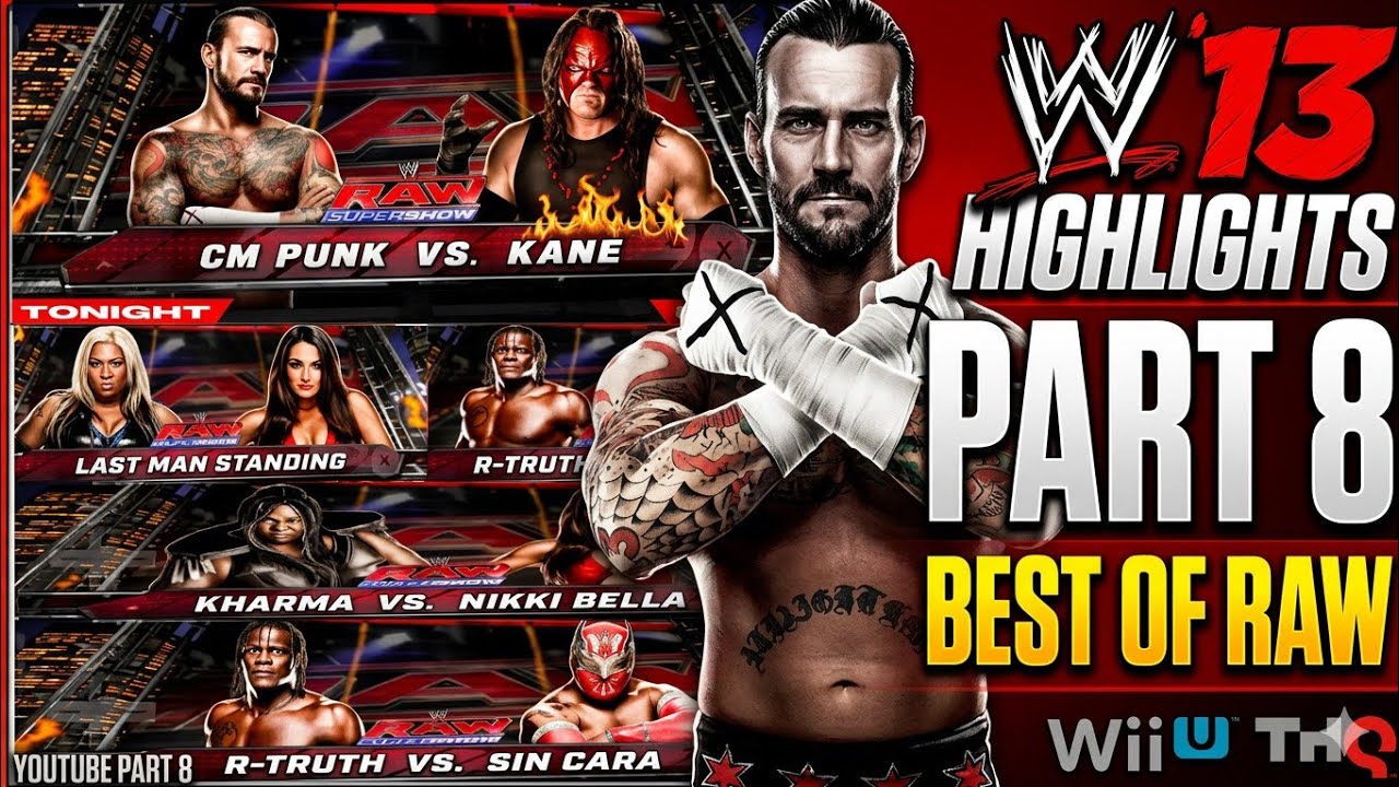 WWE 2K13  WII Universe Mode Raw HighlightsPart #8 wwe13 Mobile gameplay 