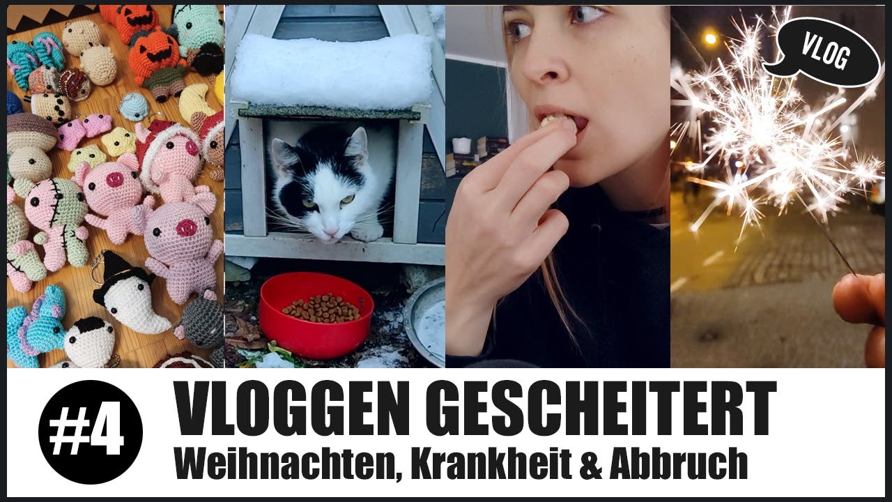 Dezember Vlog: der letzte Vlog - Weihnachten, Krankheit & Abbruch #4 - by Pfirsichteufel