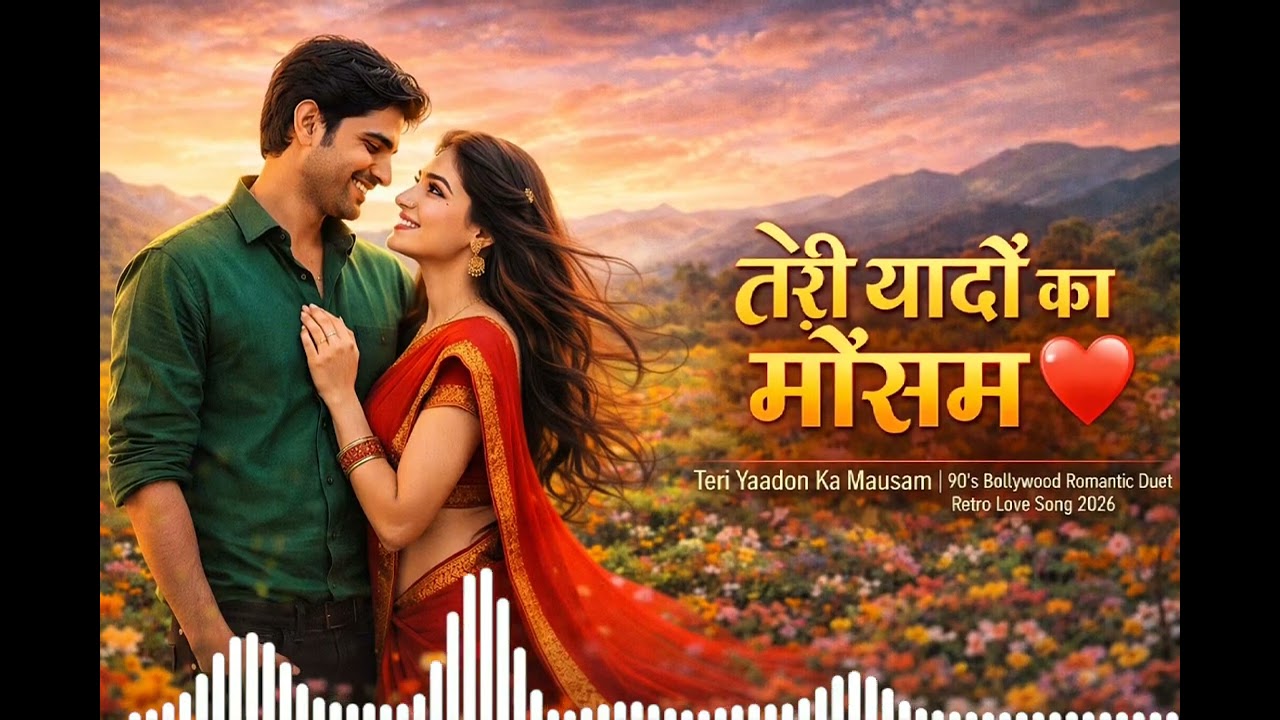 तेरी यादों का मौसम ❤️ | Teri Yaadon Ka Mausam | 90’s Bollywood Romantic Duet | Retro Love Song 2026