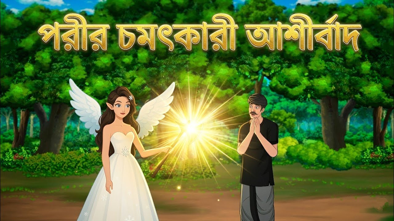 পরীর চমৎকারী আশীর্বাদ | Porir Chomotkari Ashirbad | Bangla Cartoon Moral Stories