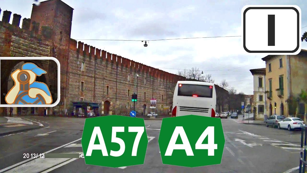 Italia. A57, A4. [ Mestre (Venezia) - Verona ]